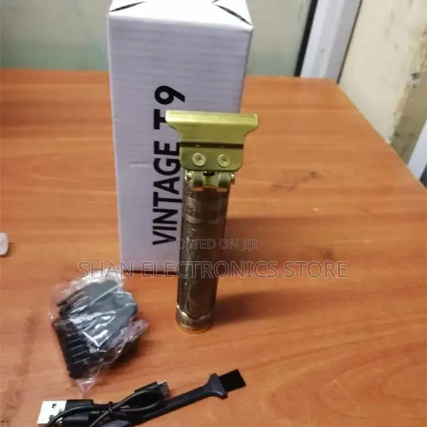 Vintage Rechargeable Professional Hair Trimmer Metalic Gold