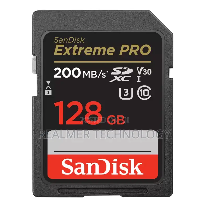 Sandisk Extreme Pro 128gb SDXC Uhs-I Card 200 MBPS