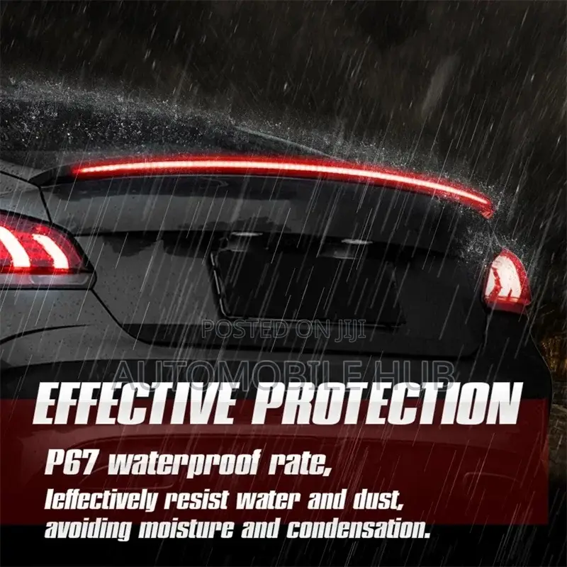 Universal Fit Led Spoiler Carbon