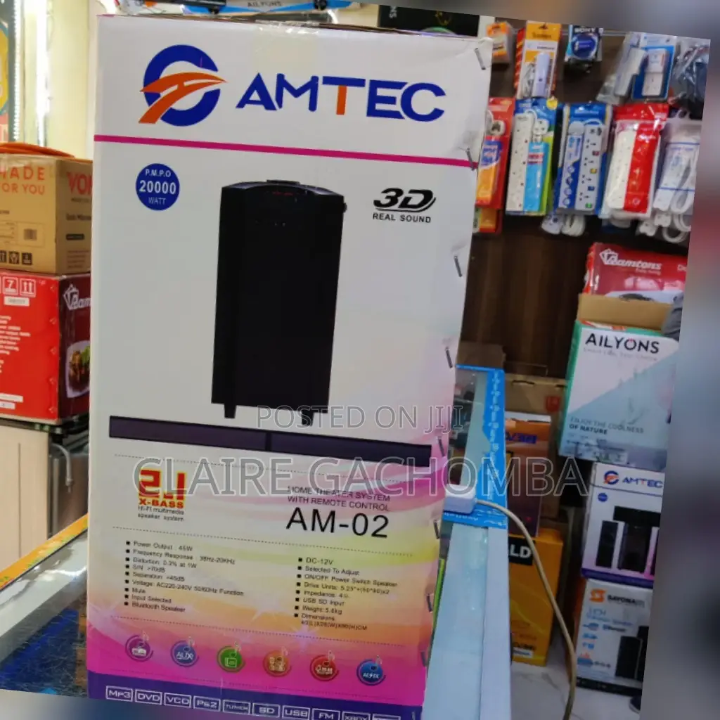 Amtec Am-02 2.1ch Sound Bar System Woofer