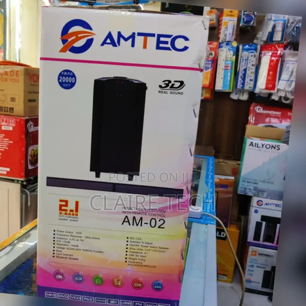 Amtec Am-02 2.1ch Sound Bar System Woofer