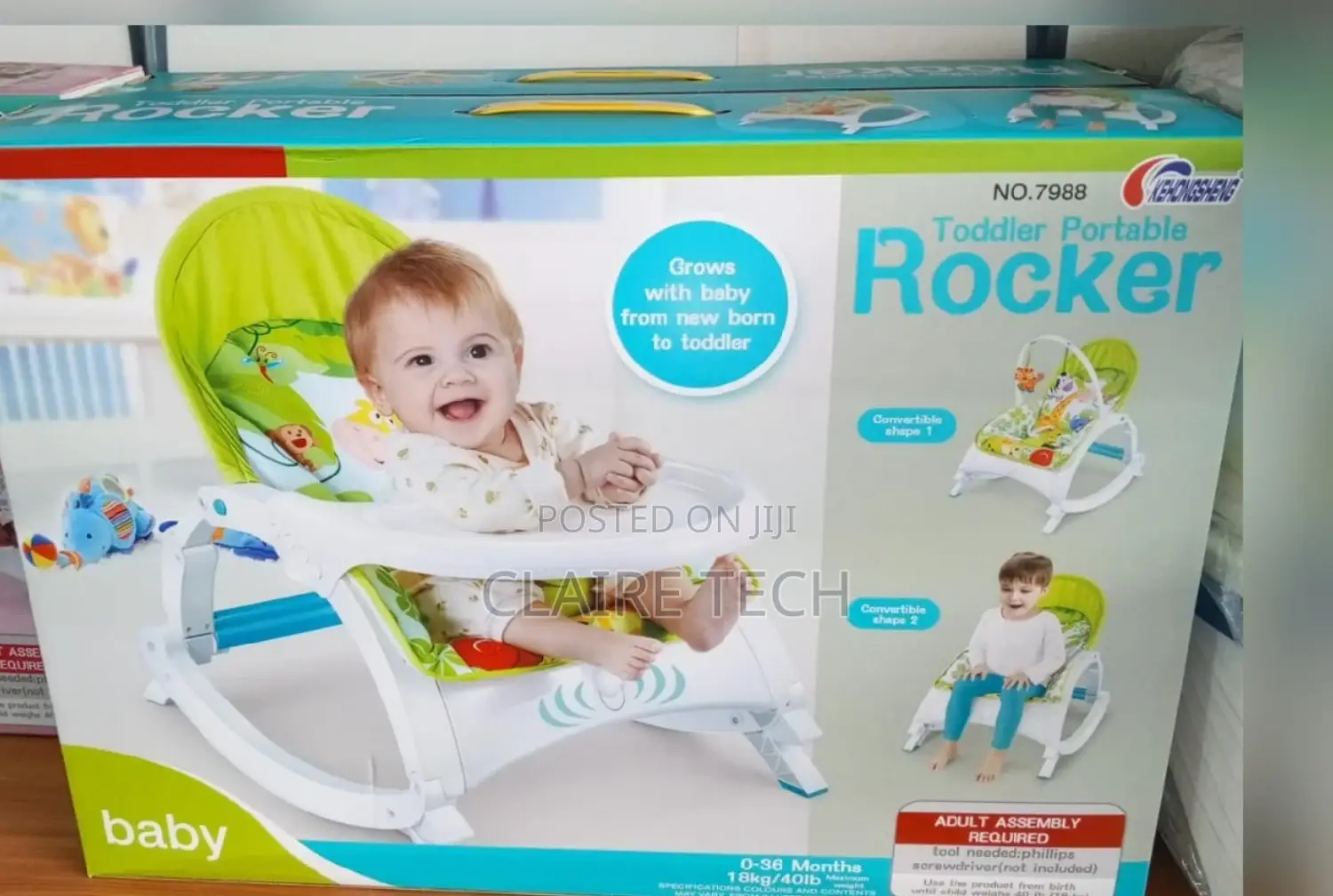 New 3 in 1 More Advanced Baby Rocker