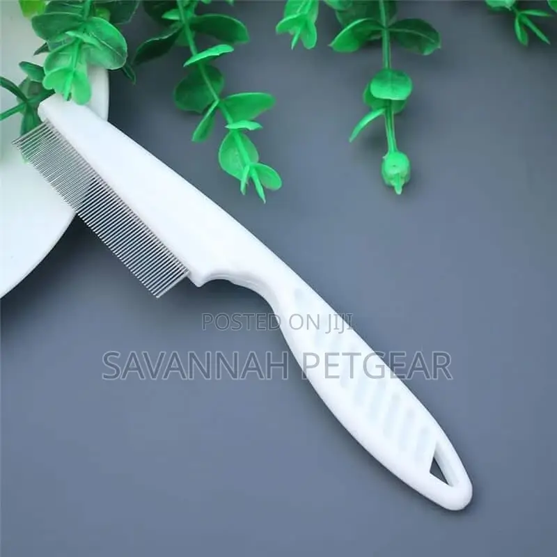 Stainless Steel Pet Flea Comb Grooming Tool, 18cm