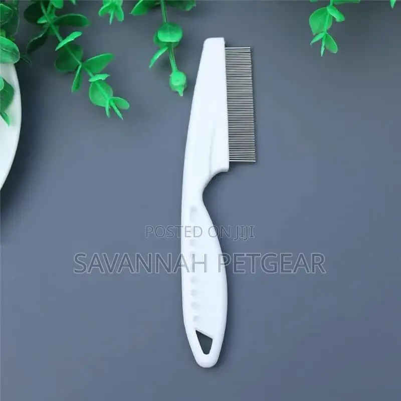 Stainless Steel Pet Flea Comb Grooming Tool, 18cm