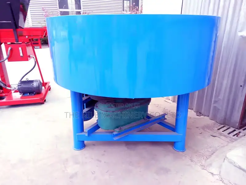Concrete Mortar Mouth Pan Mixer for Construction Sites