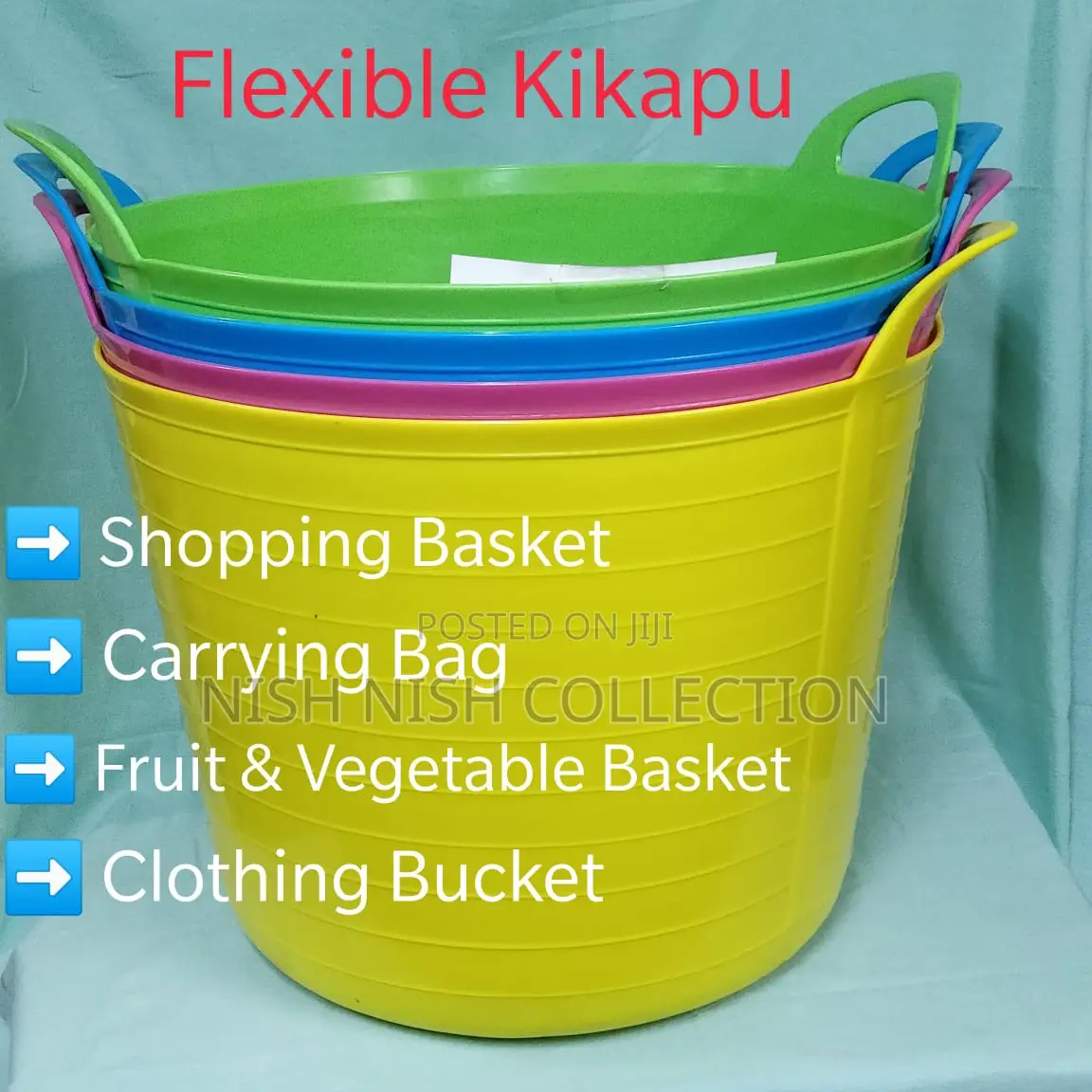 60ltrs Acme Flexible Kikapu One Piece