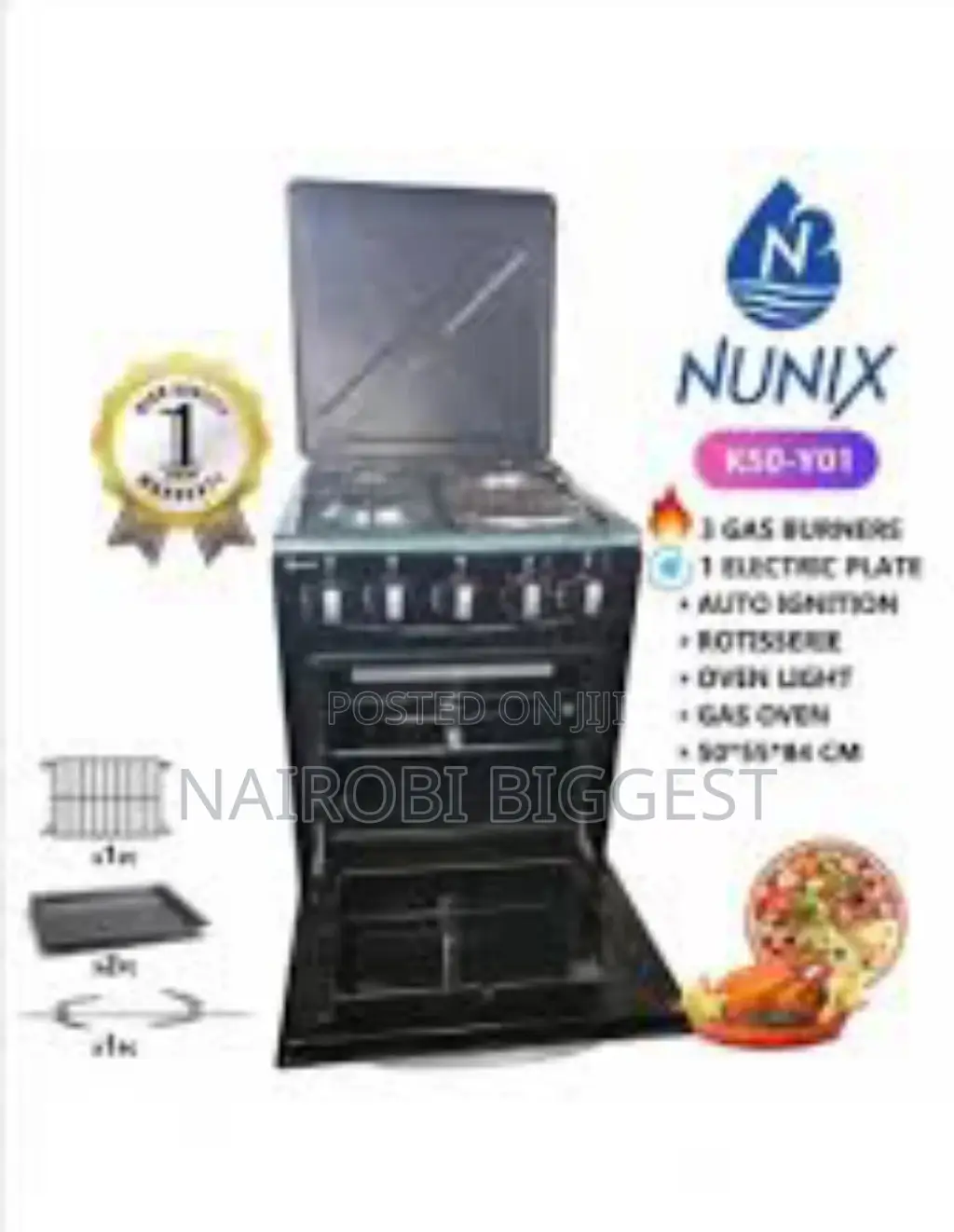 3*1 Nunix 50×55 Standing Cooker