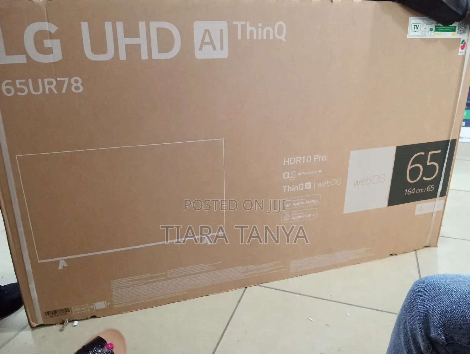 Lg 65ur8000 65′′ Ai Thinkq Smart HDR Tv