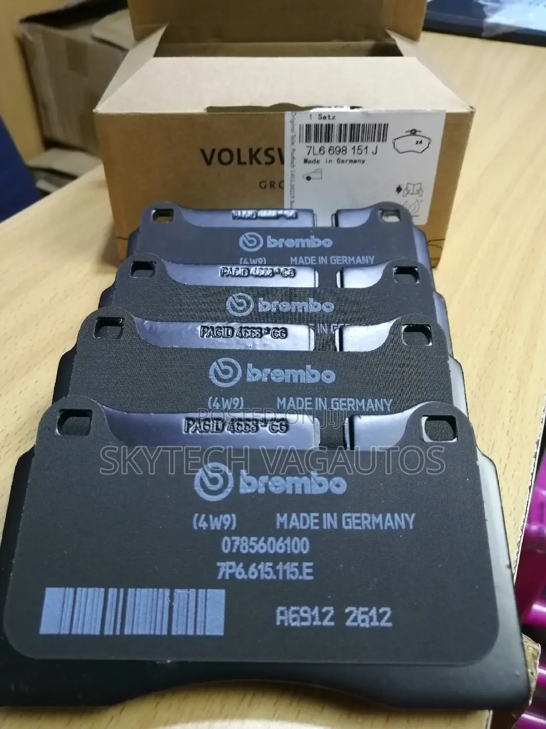 Touareg 7l Front Brake Pad
