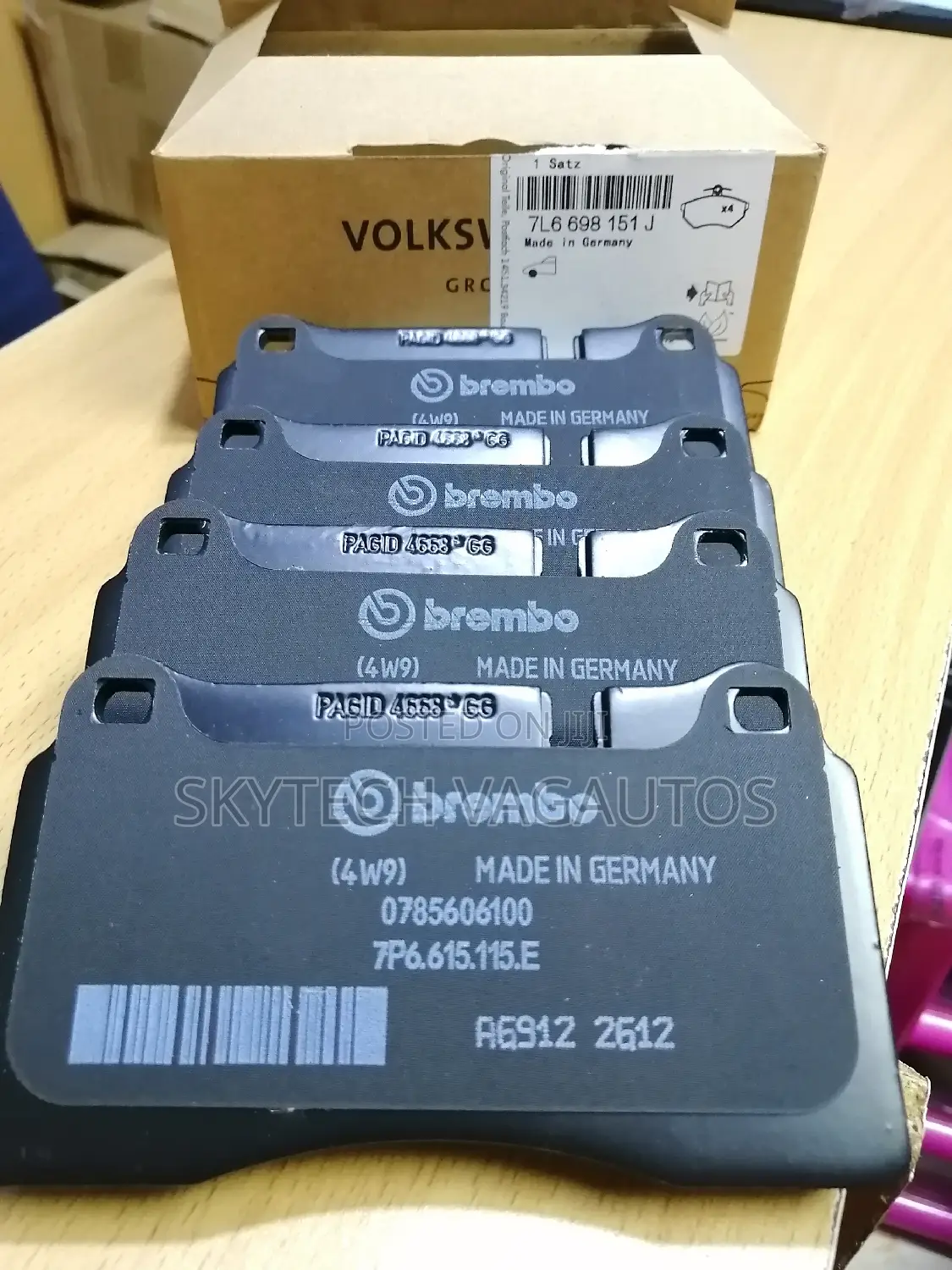 Touareg 7l Front Brake Pad