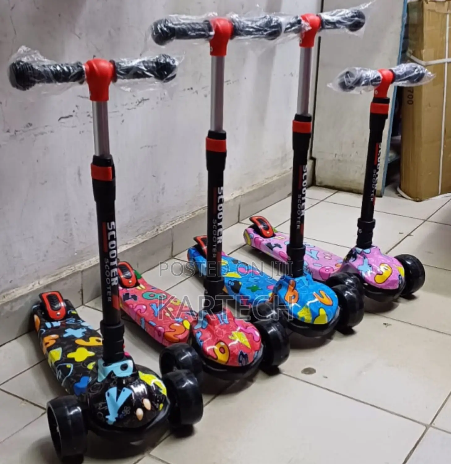 Stylish Printed Scooter With Music