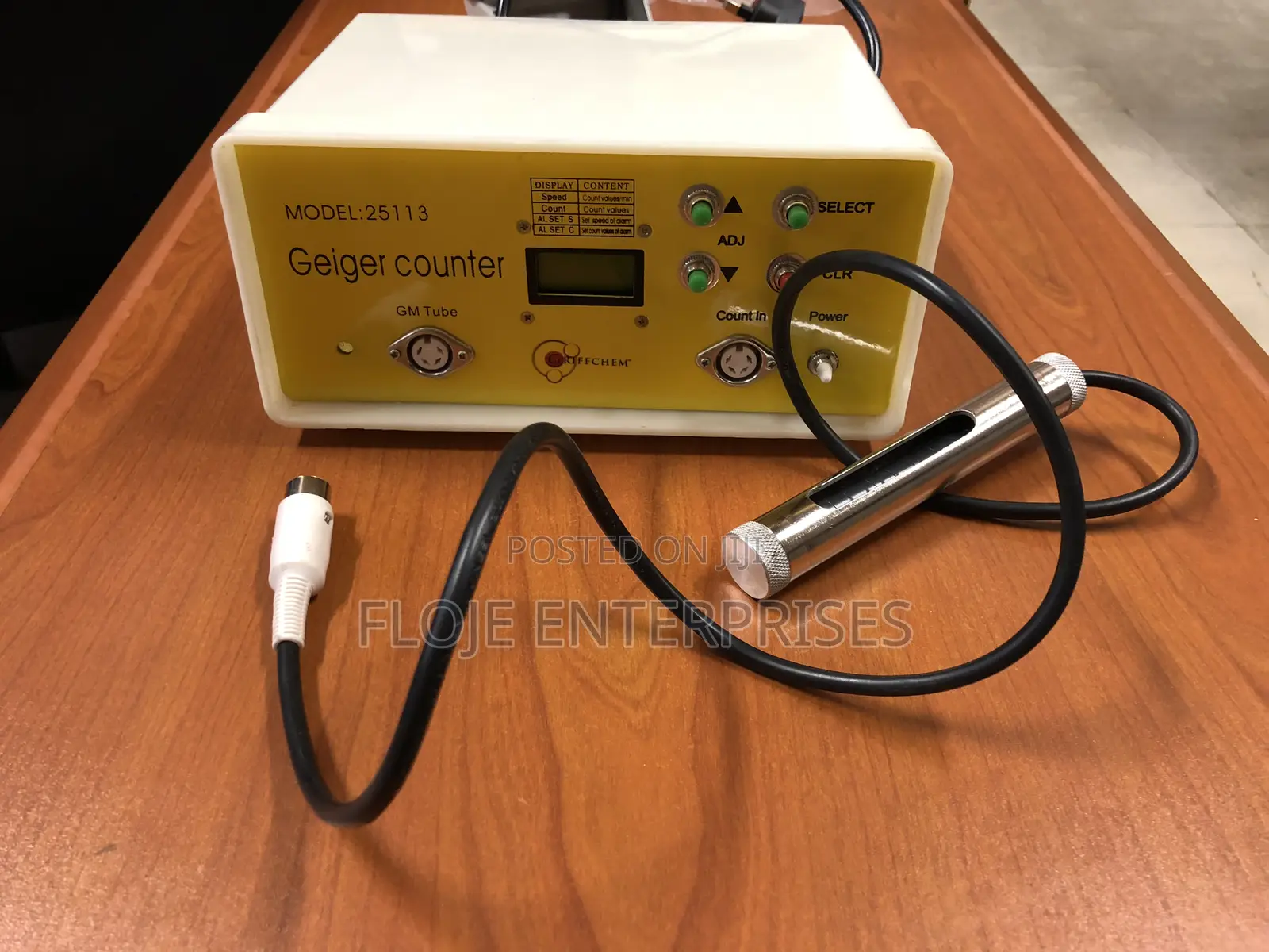 Geiger Counter for Ionizing Radiation