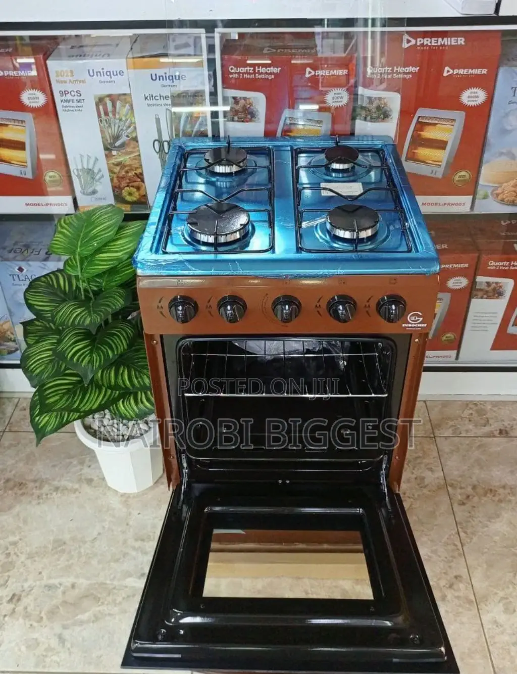Eurochef Full Gas Standing Cooker With Oven