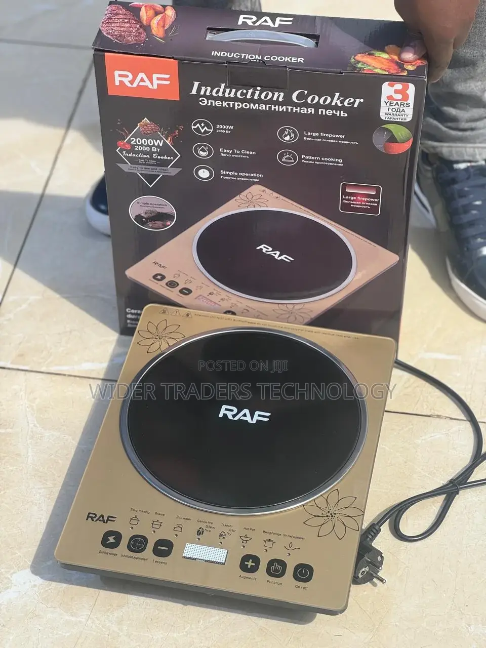 RAF Electric 2000W Cooking Stove Heatin Infrared Induction