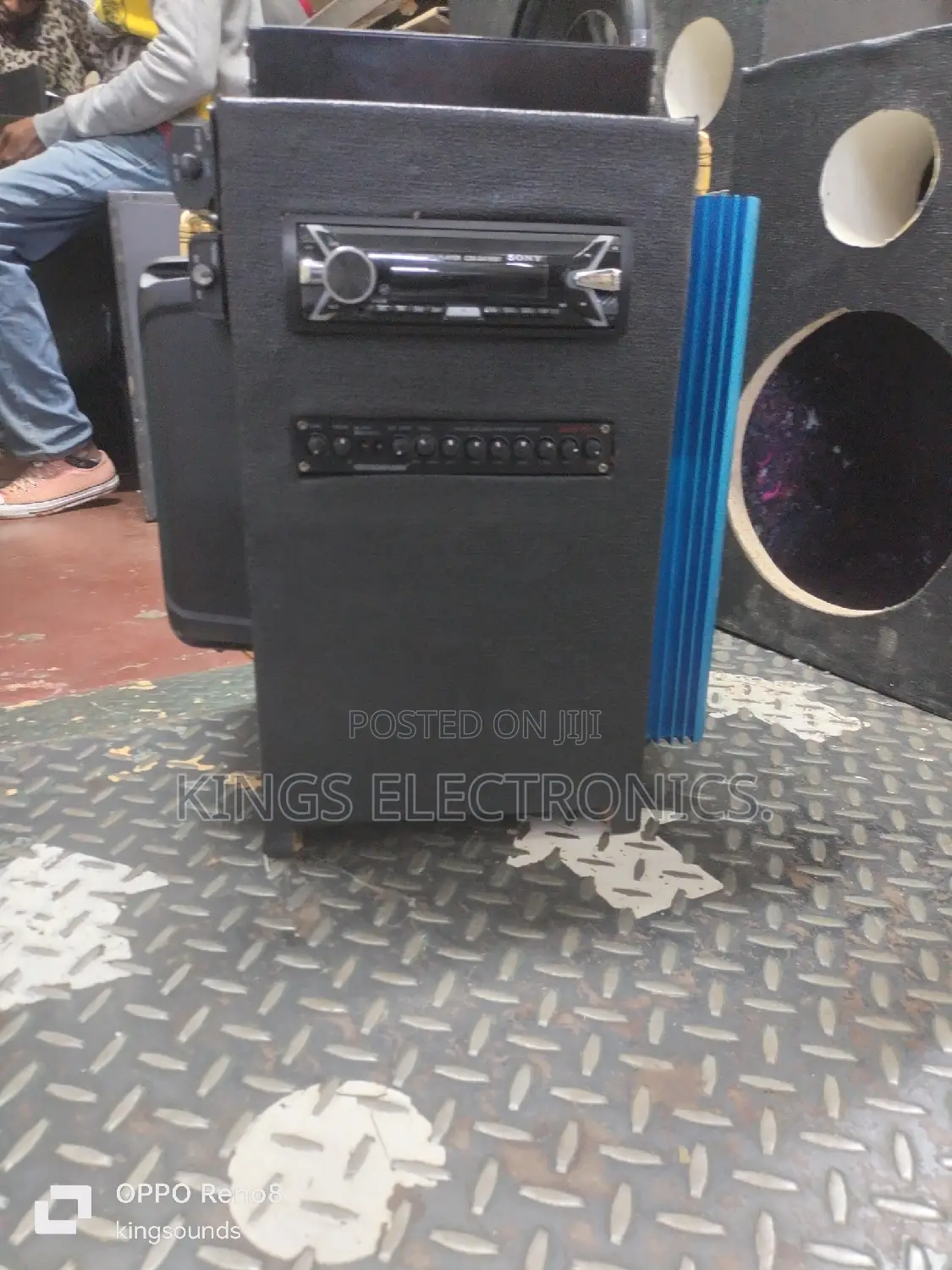 Pioneer Mono Head Unit With Audiobank Cross Over