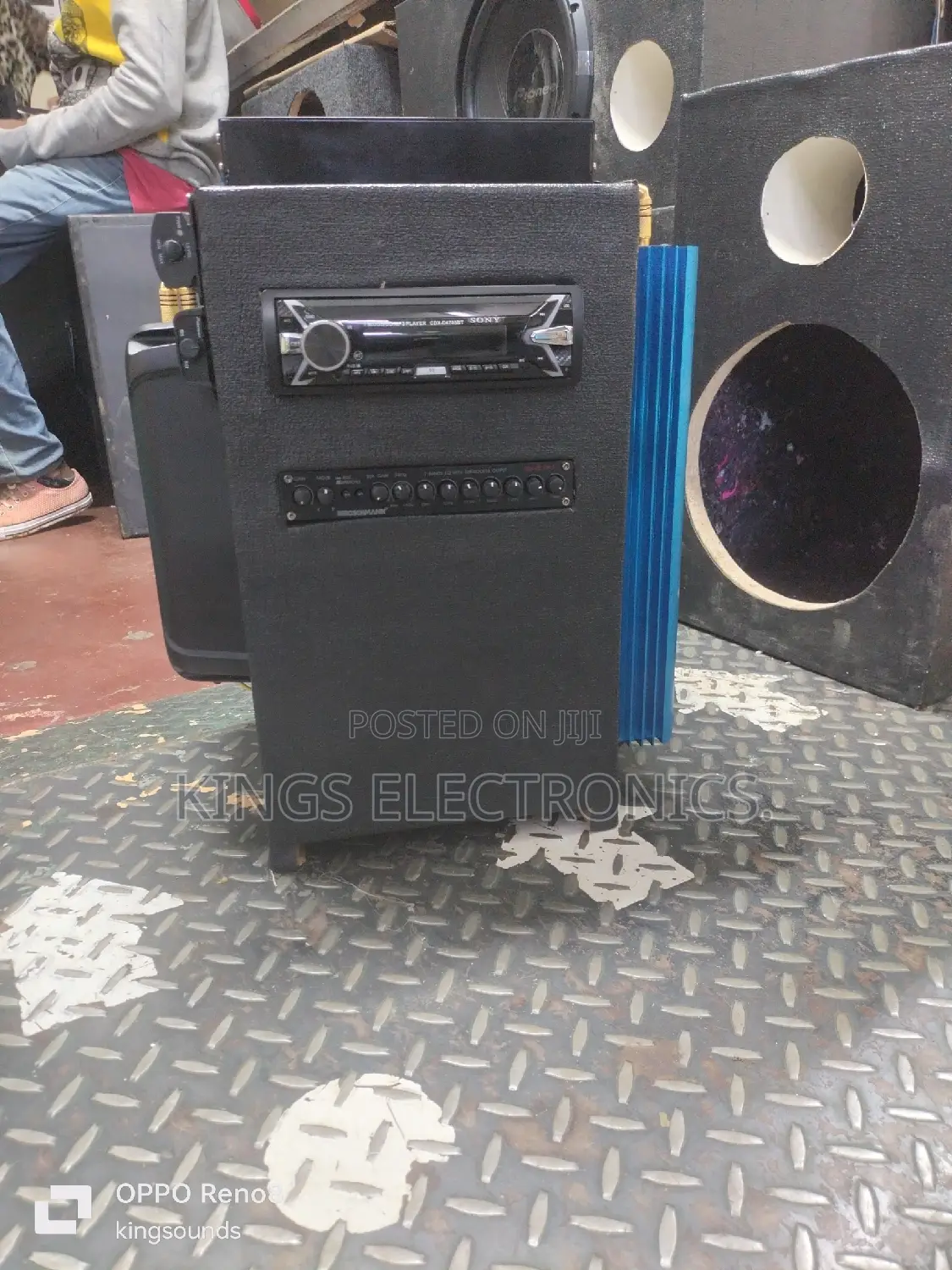 Pioneer Mono Head Unit With Audiobank Cross Over