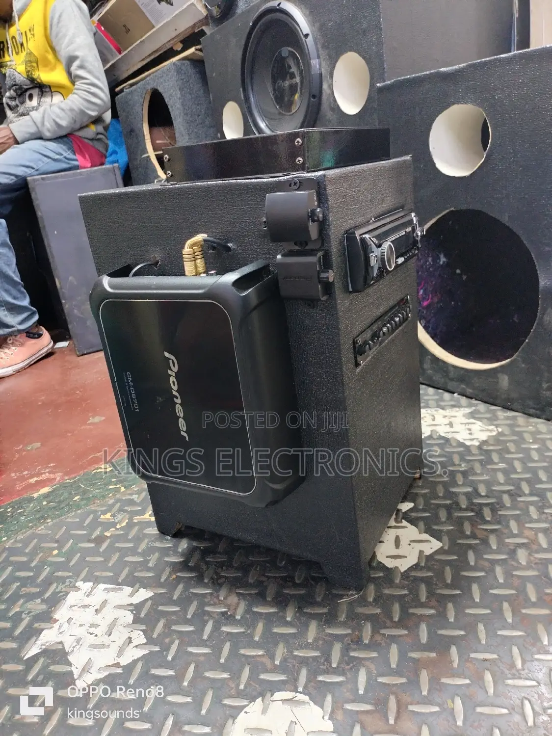 Pioneer Mono Head Unit With Audiobank Cross Over