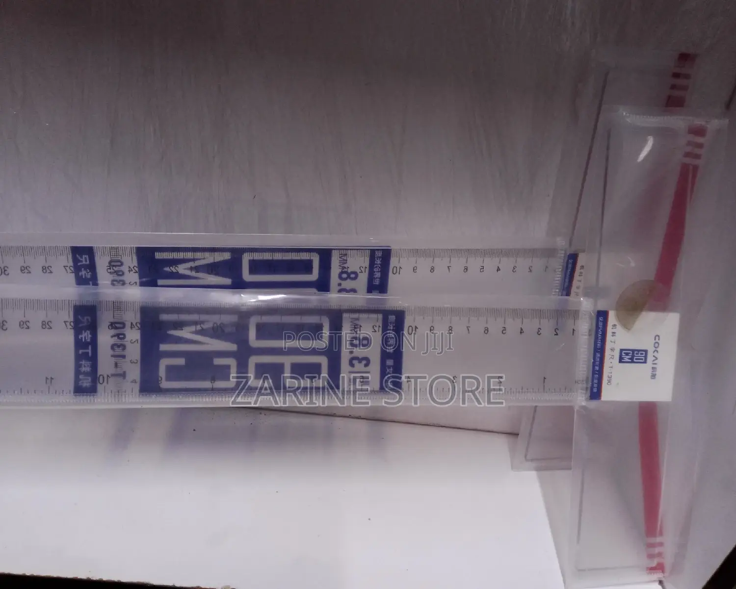 Clear Plastic 90cm T Square
