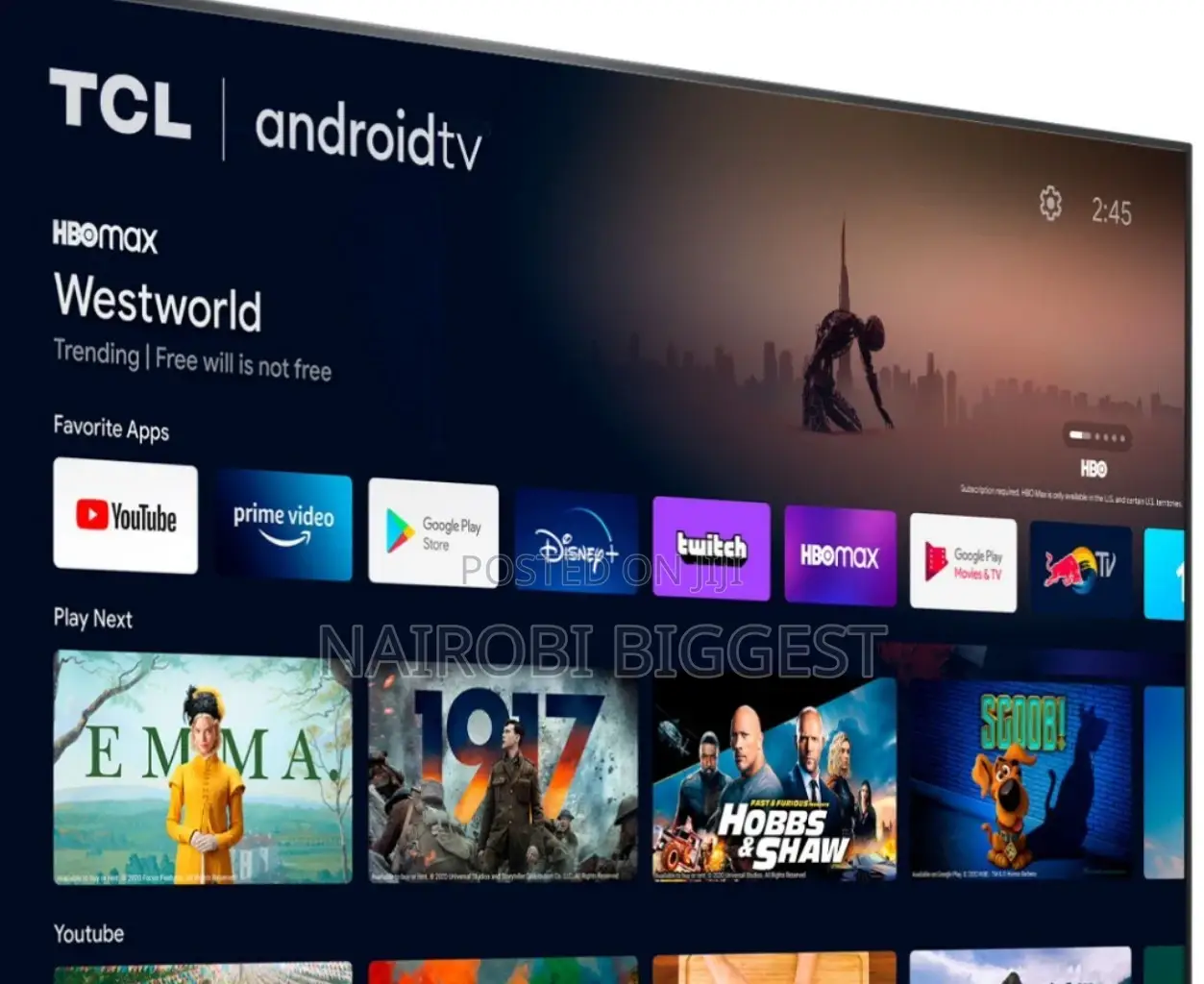 Tcl 75 Inches 4k Google Smart Television