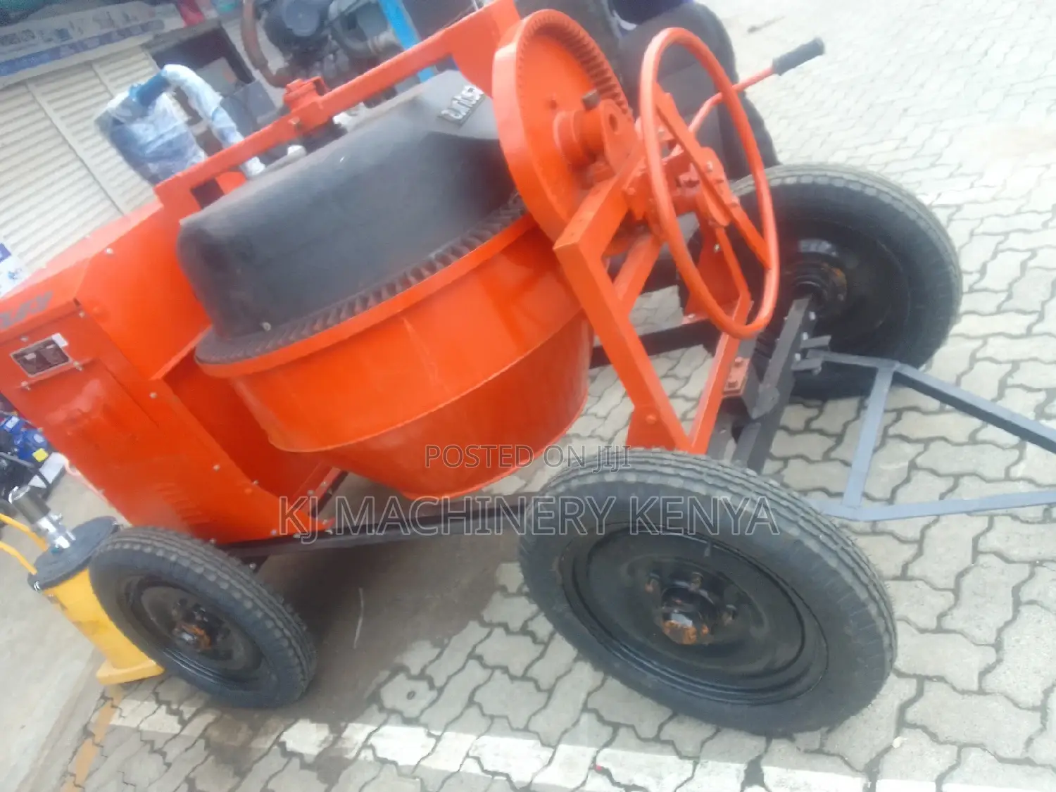 Indian Mixer 500l Heavy Duty Air Cooled Engine 6.5hp.