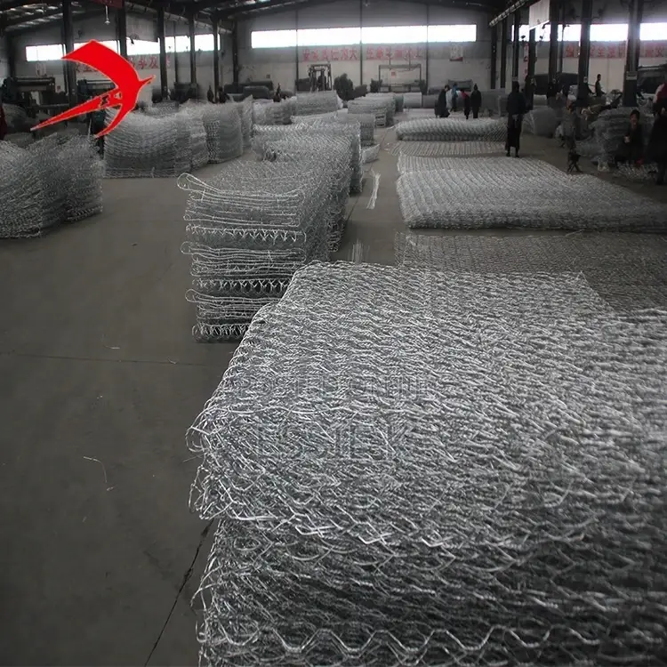 Galvanized Woven Gabion Mattresses/Boxes