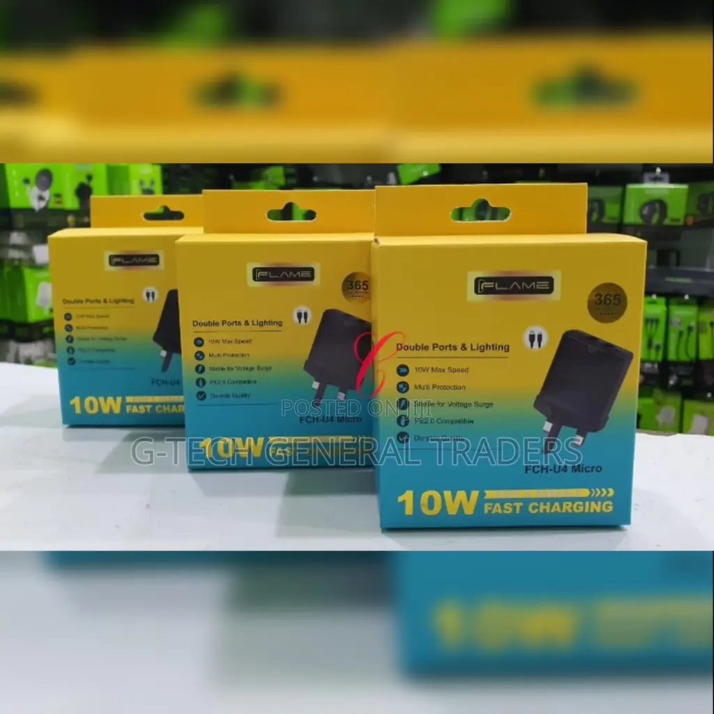 Fast Chargers! Oraimo 10w FCH-U4 Dual Ports Charger