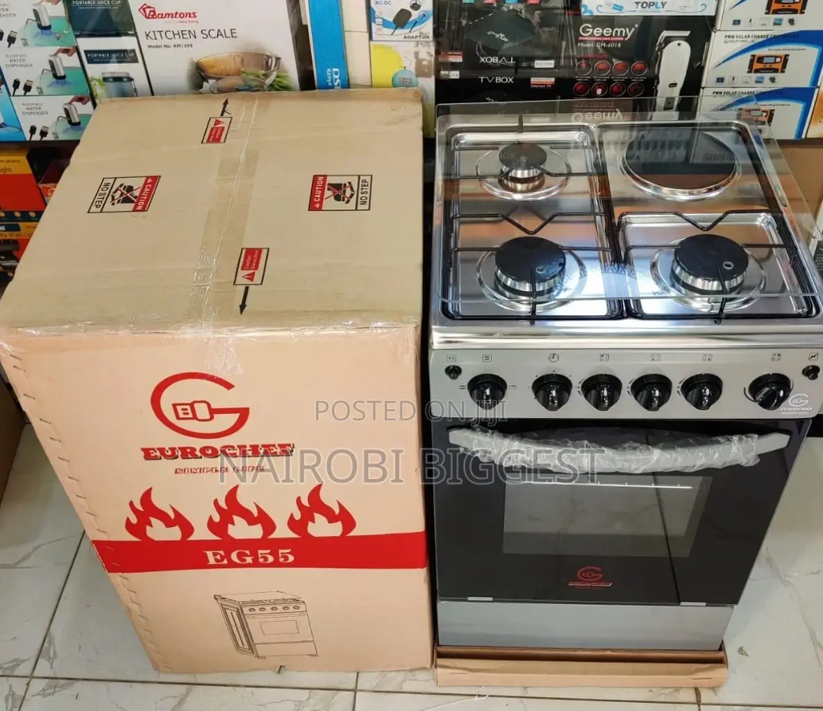Eurochef 3g+1e Free Standing Best Cooker