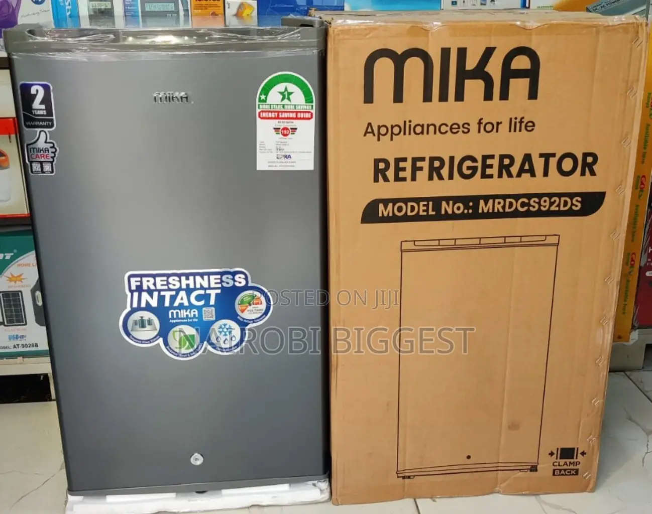 Mika 92litre Single Door Fridge