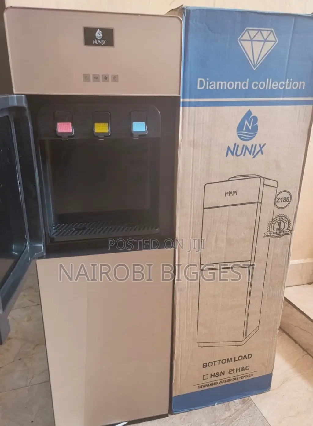 Nunix Hot And Cold Bottom Load Water Dispenser