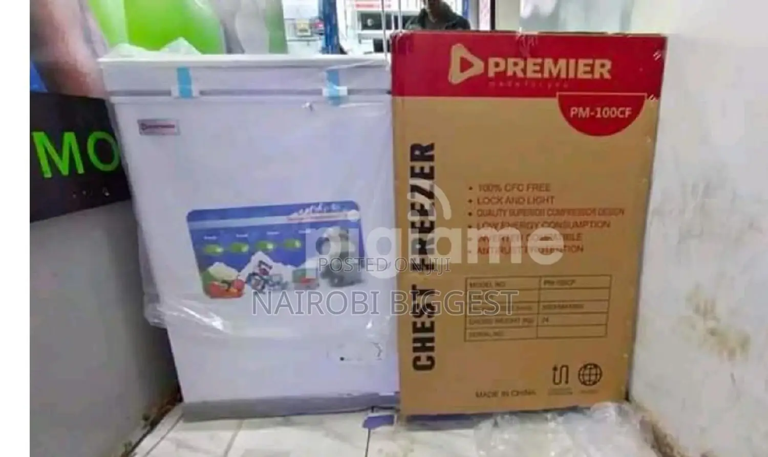 Premier 100litres White Deep Freezer