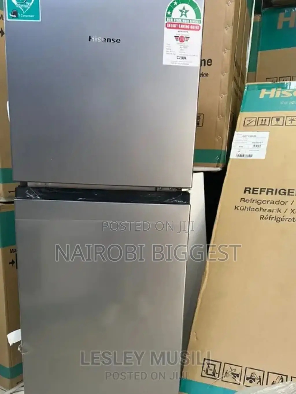 Hisence 154 Litres Double Door Refrigerator