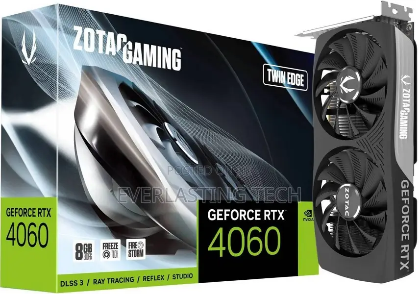 Zotac Gaming Geforce RTX 4060 Twin Edge 8gb Gddr6 Graphics C