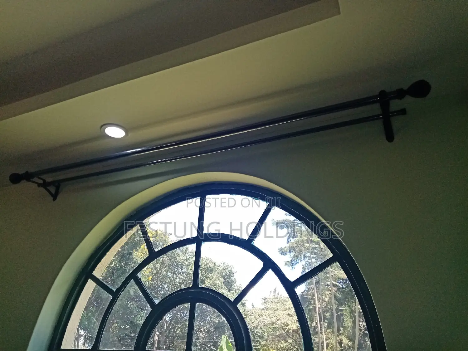 Gypsum Ceiling and Curtain Rods Fitting