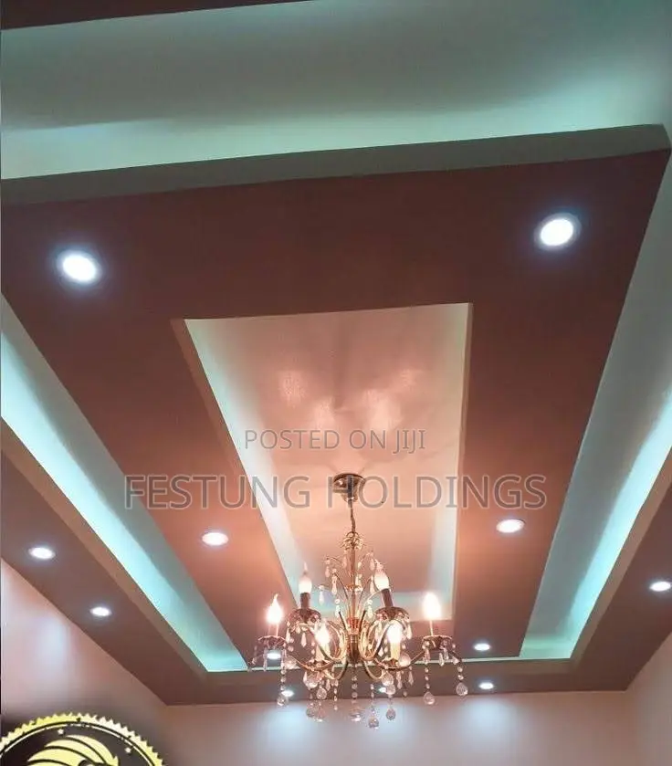 Excellently Lit Gypsum Ceiling