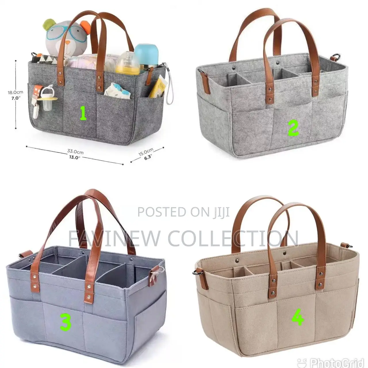 Baby Diaper Caddy Nursery Organizer