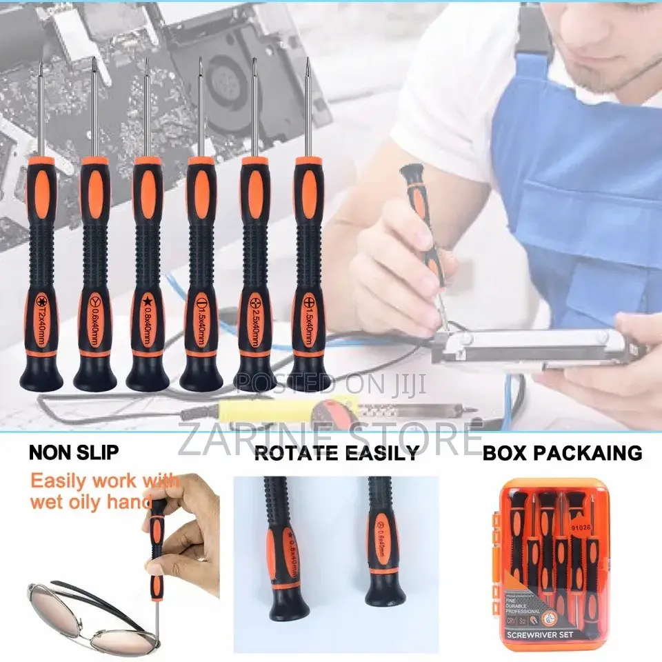 6 PCS Screwdriver Set for Phone/Laptop