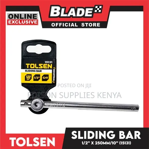 Sliding Bar 1/2'' 250mm Tolsen Industrial Sliding Bar Tee