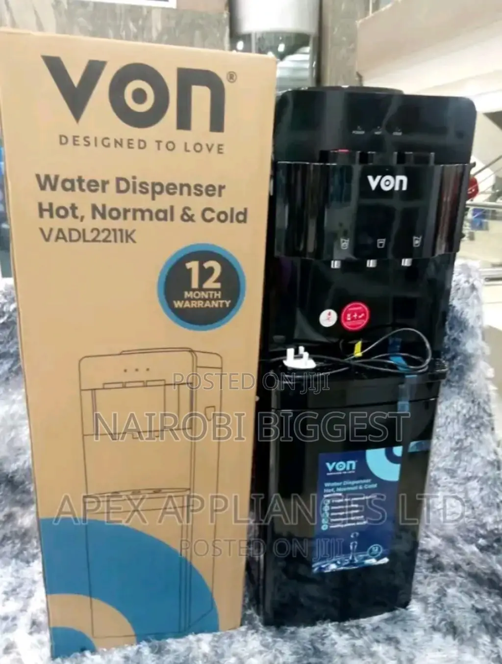 Von Hot And Cold,Normal Water Dispenser