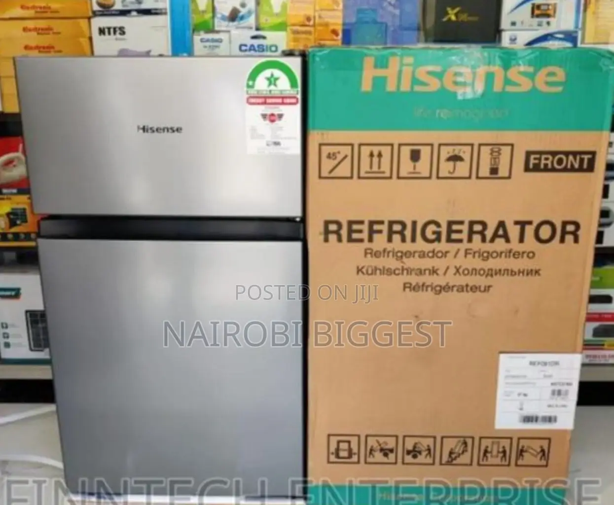 Hisense 91litres Double Door Fridge