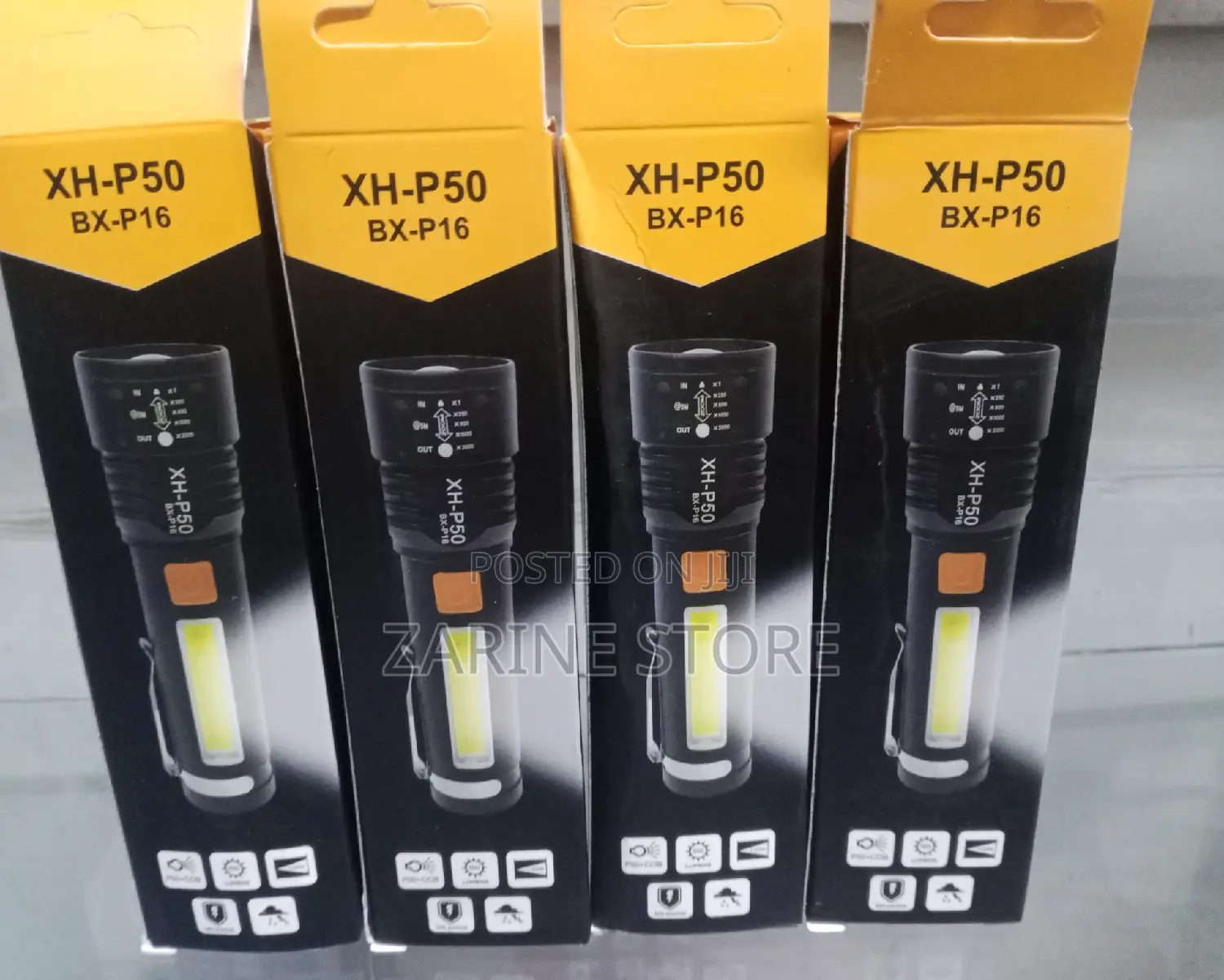 Telescopic Zoom Light Tourch, Type C Charging Cable