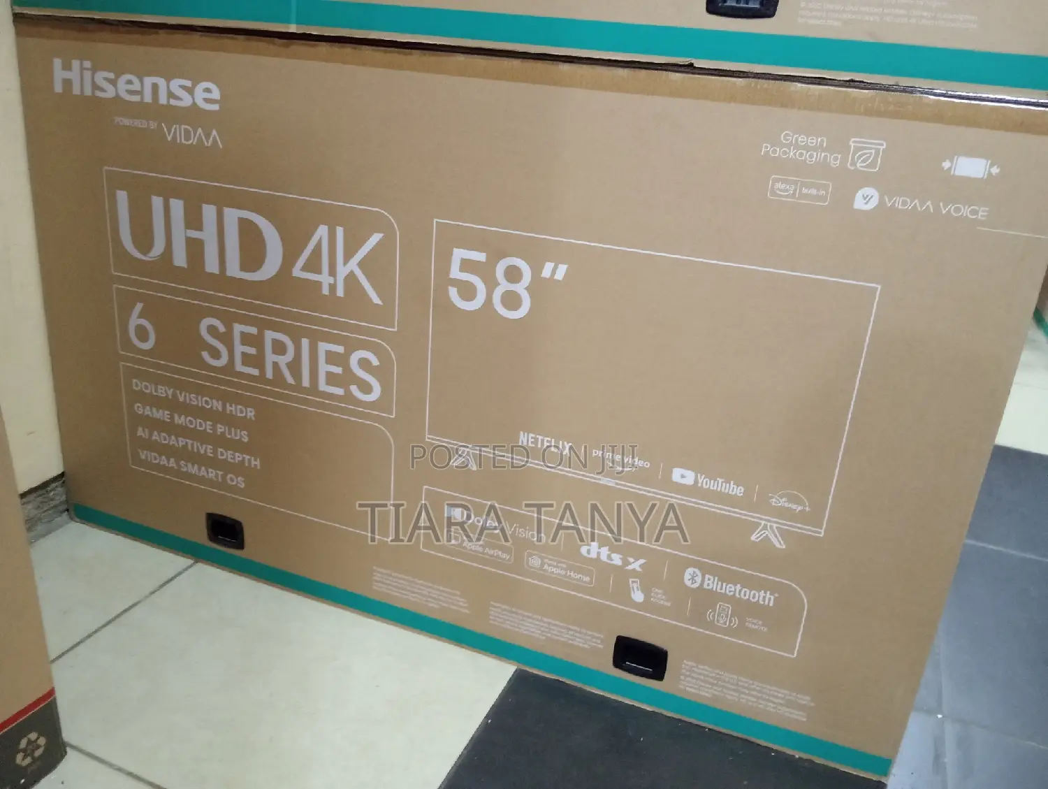 Hisense 58 Inch Smart Vidaa Tv