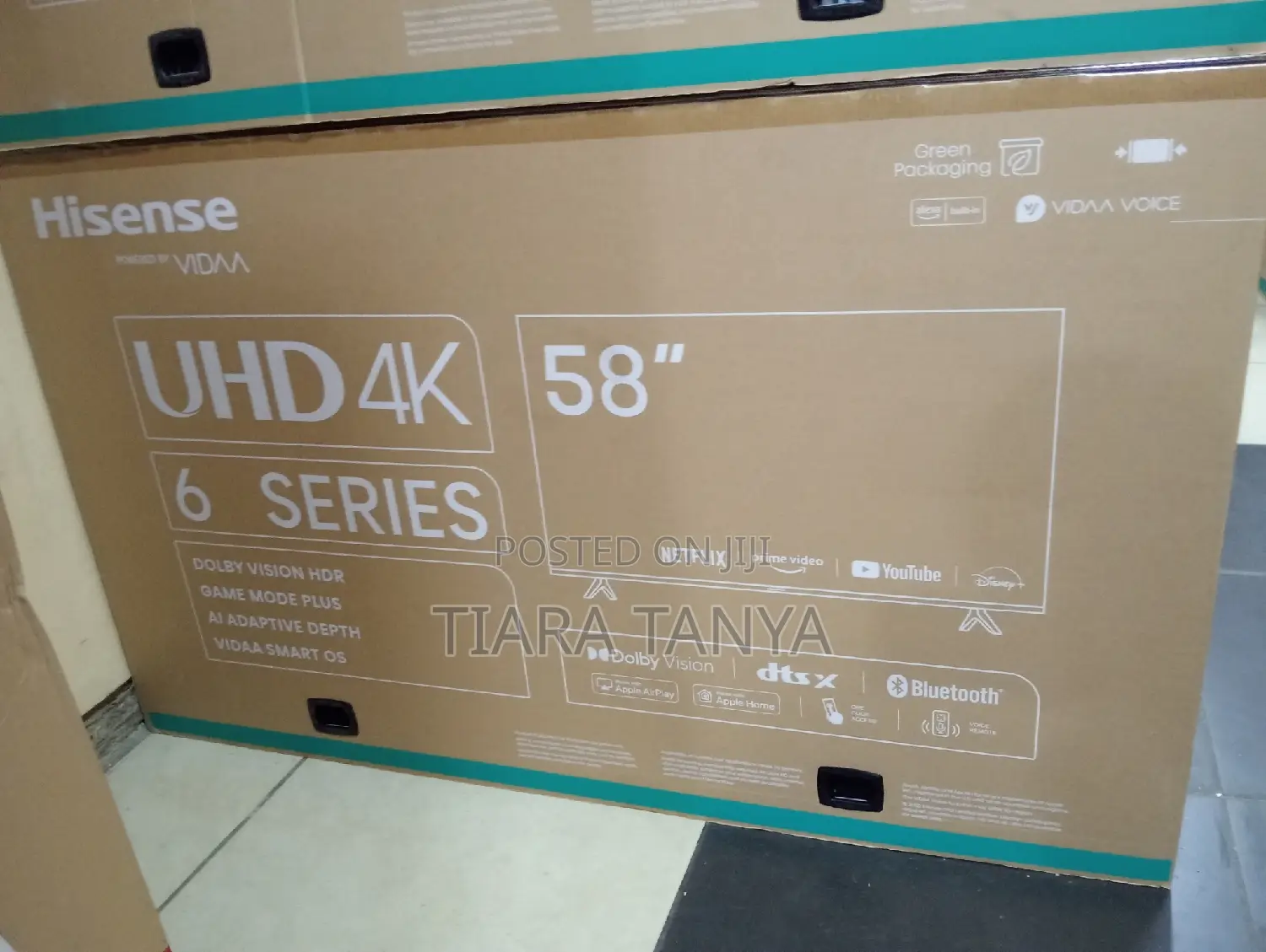 Hisense 58 Inch Smart Vidaa Tv