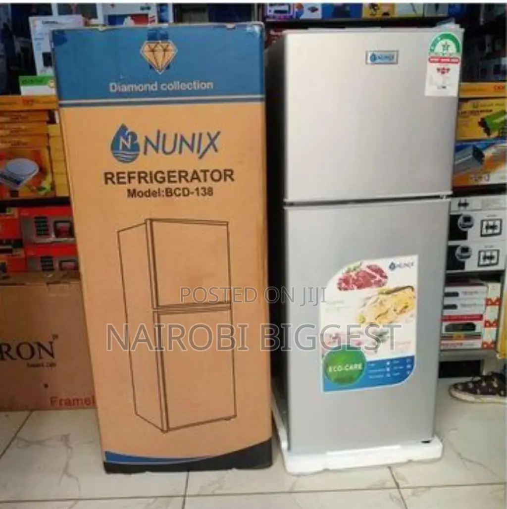Nunix 138litres Double Door Refrigerator
