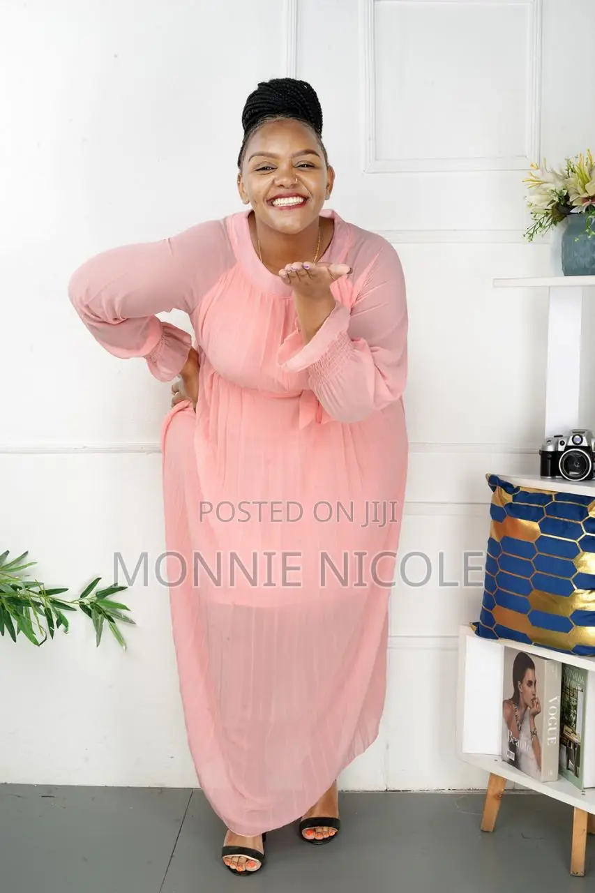 Peach Dress/ Free Dress/Maternity Dress/Mother's