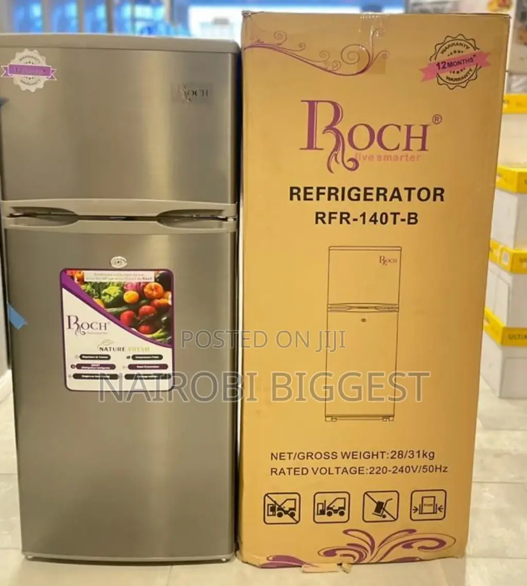 Roch 118litres Double Door Fridge
