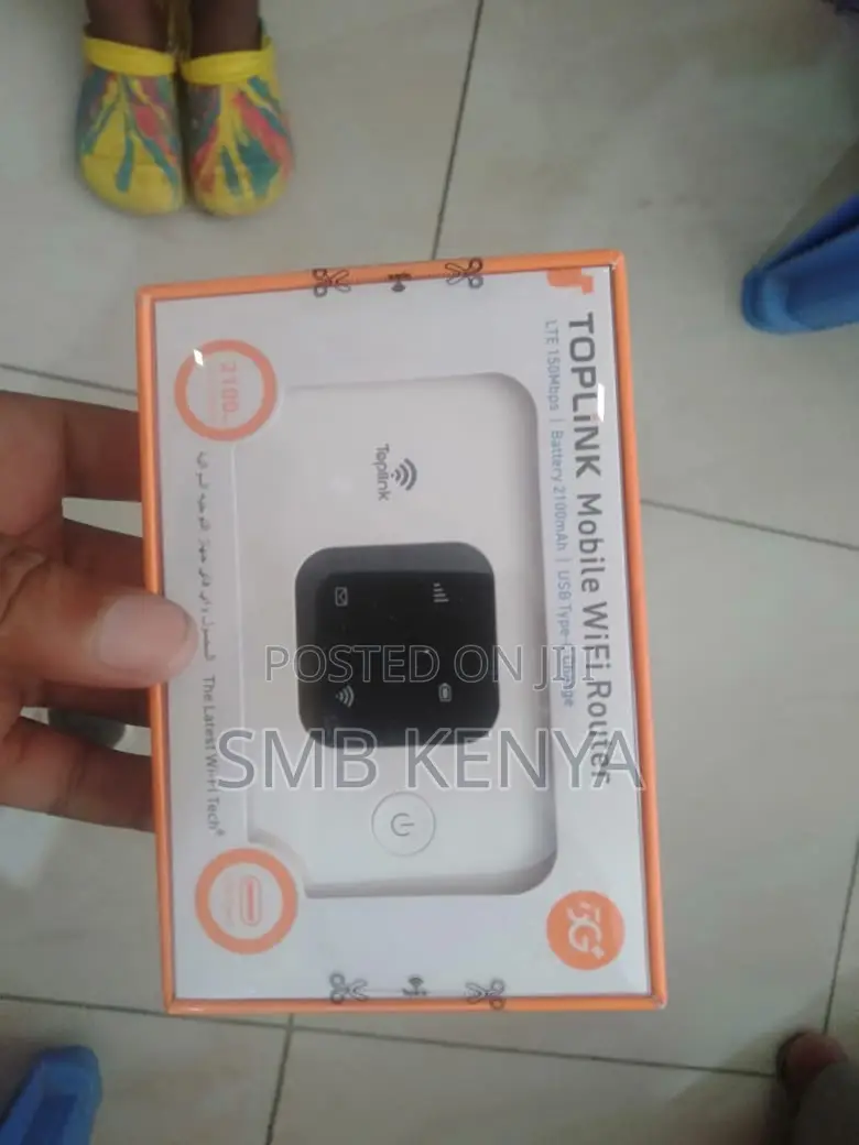 Toplink Mobile Wifi Router,All Sims,12 Users,12 Hrs Battery