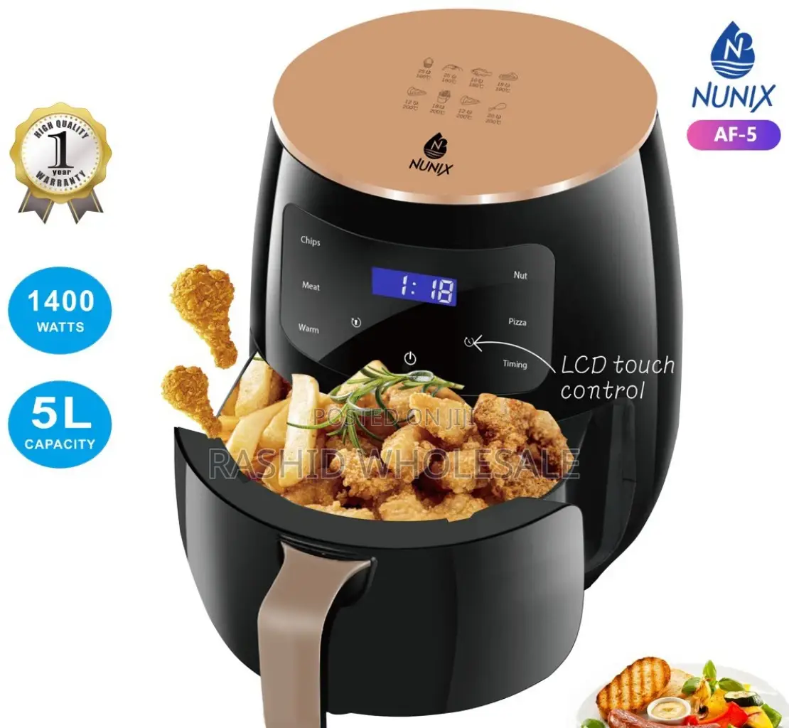 Nunix 5litres Air Fryer. New