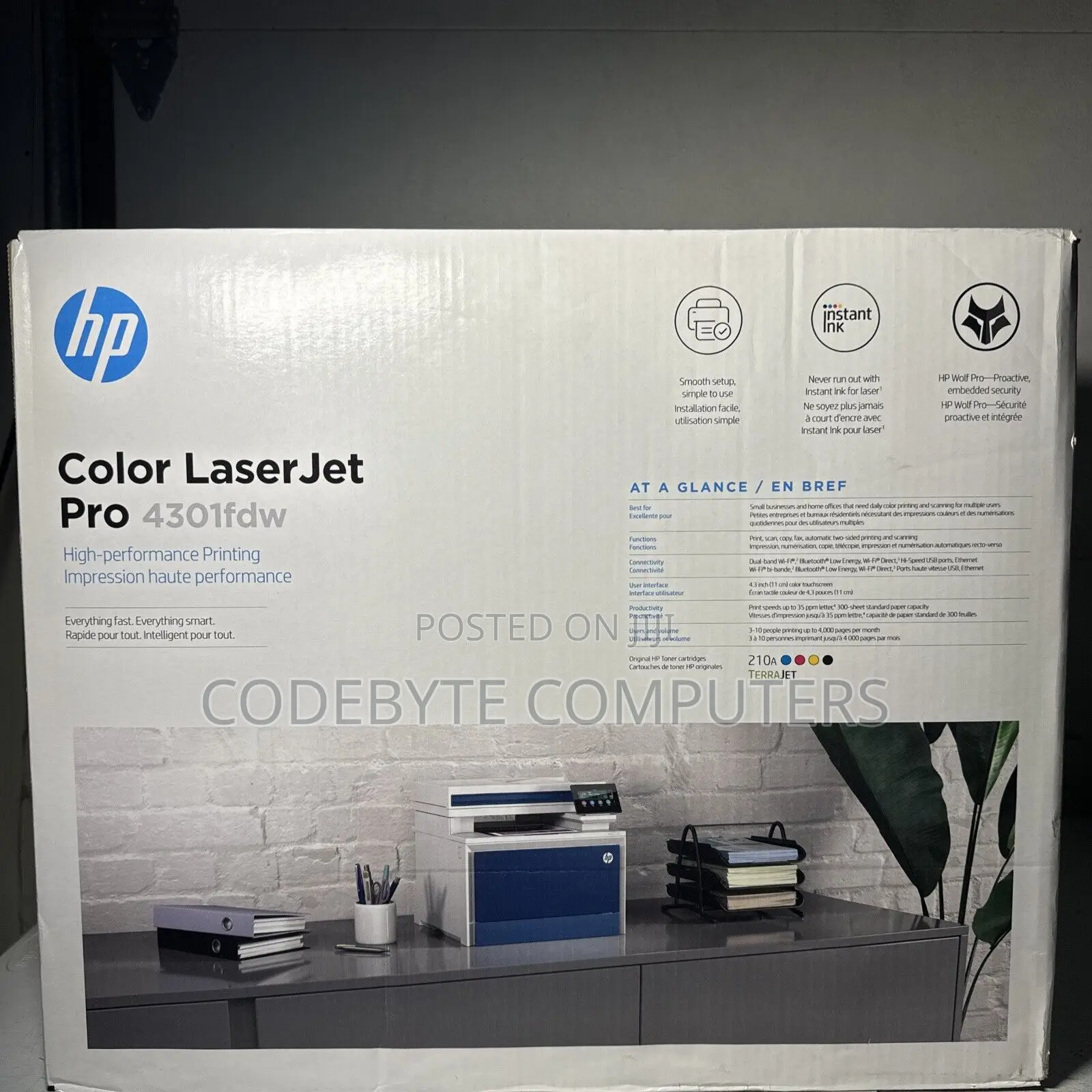 Hp Color Laserjet Pro Mfp 4303fdw Printer // Mfp 4303fdw