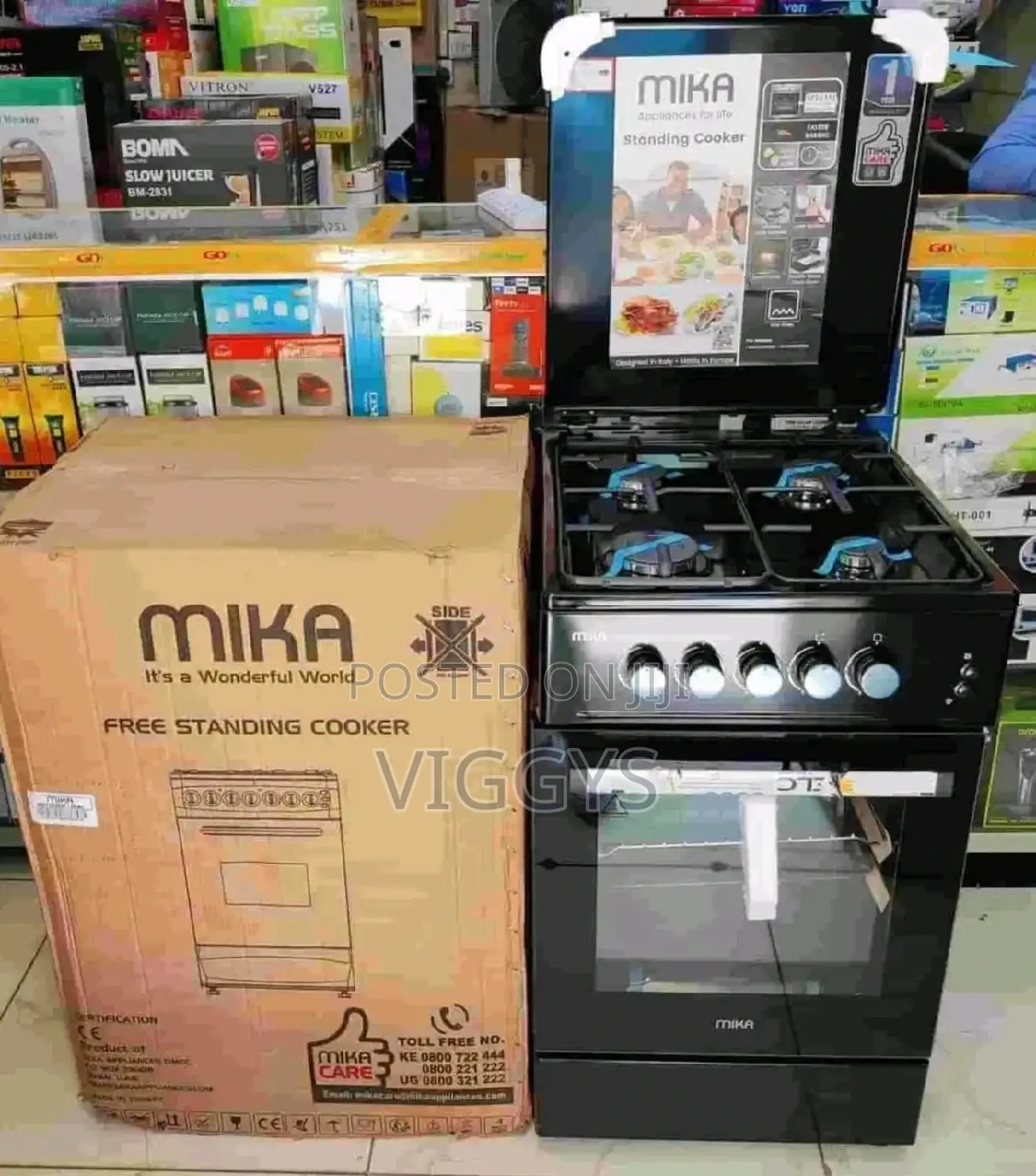 Amazing Mika Full Gas Standing Cooker
