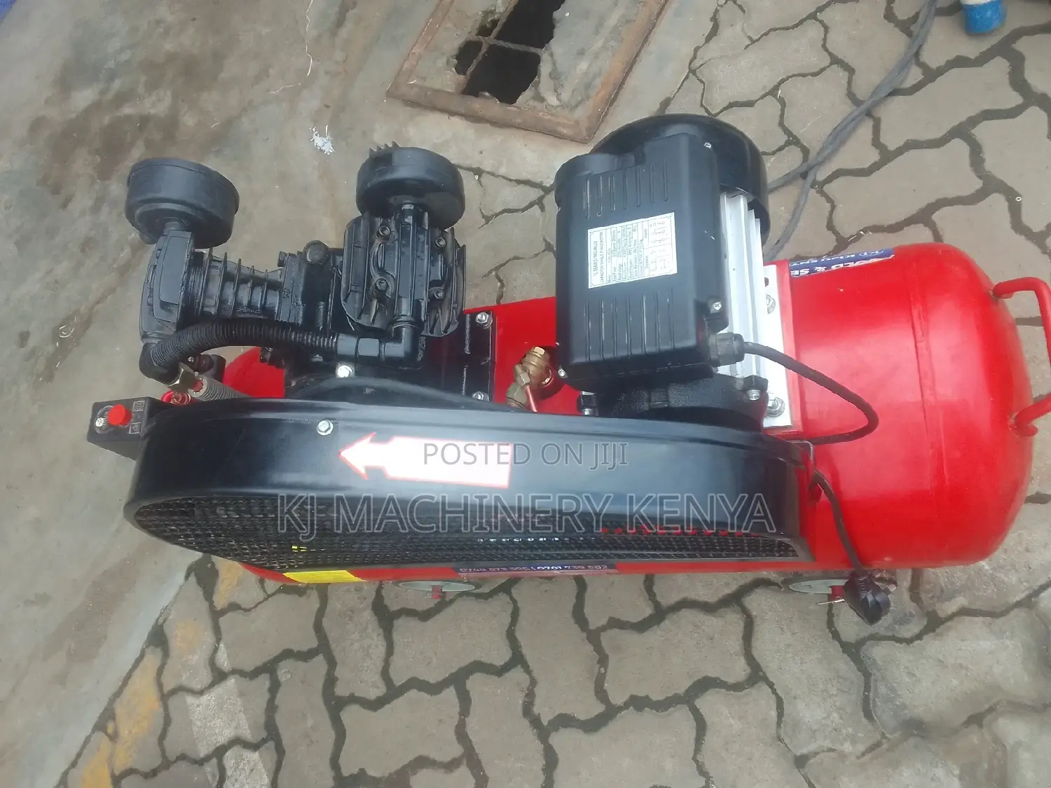 Slightly Used 100l Air Compressor Milano Brand -Electric